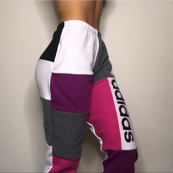 adidas Pants - ADIDAS Color Block Sweatpants